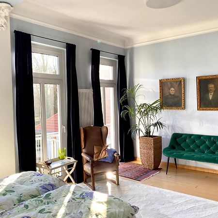 Ruhige Wohnung In Zentral Gelegener Gruenderzeitvilla Oldenburg Kültér fotó